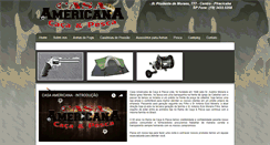 Desktop Screenshot of casaamericanacacaepesca.com.br